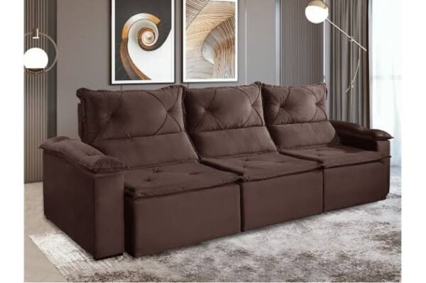 SOFA RETR RAFAELA/2025 280CM 3MOD VELUDO – BOARETO - Image 5