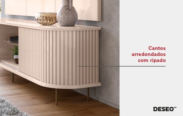 Bancada e Painel Atlas 218m Off White - Image 2