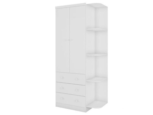 Armario Smim 2 Portas Com Prateleiras – Branco