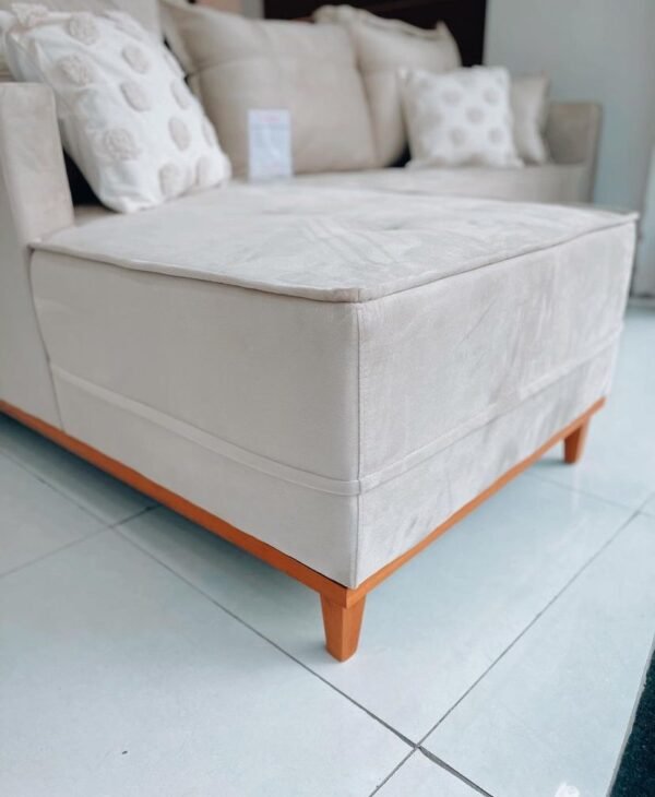 SOFÁ CHAISE SF.2210 LINHO CINZA 1008 - Image 4