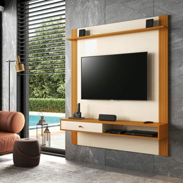 Painel Condor Preto/Cedro – EDN MÓVEIS