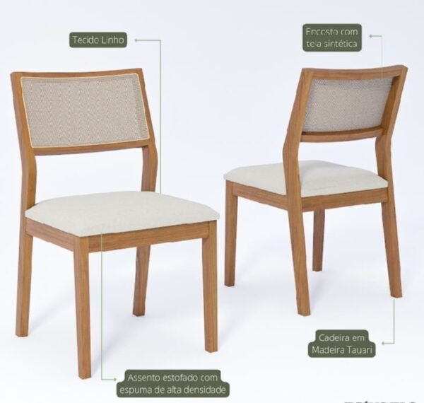 Kit 4 Cadeiras Oiti Natuame - Image 2