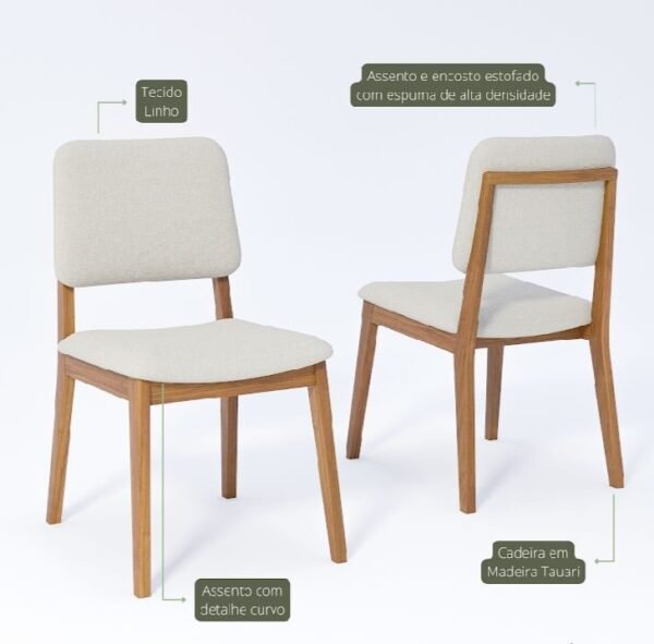 Kit com 4 Cadeiras Amarilis - Image 3