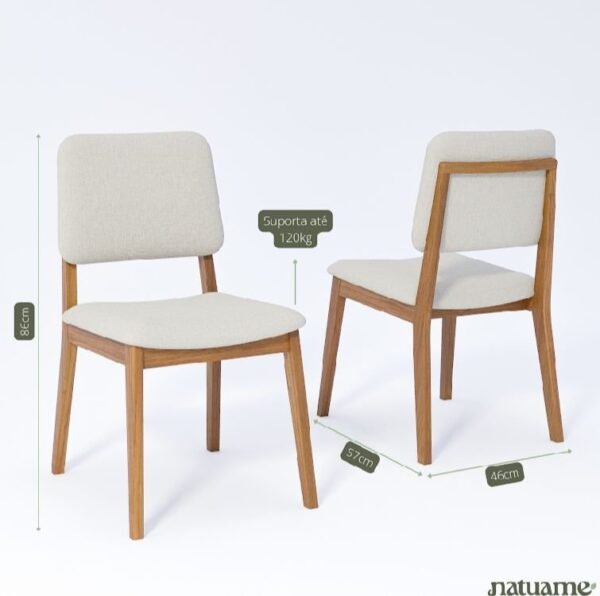 Kit com 4 Cadeiras Amarilis - Image 2