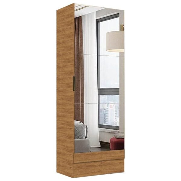 Armário Multiuso Premium Sapateira 1 Porta Espelhada Carioca - Image 2