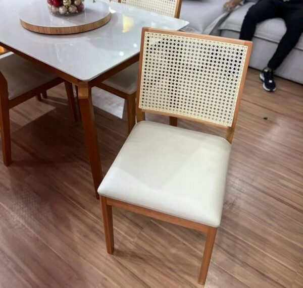 Mesa Egeu 120 Mel/Off White C/4 Cadeiras - Image 3