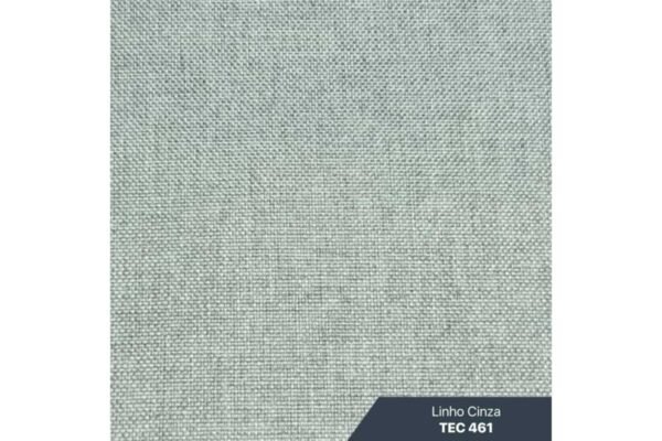 SOFA RETR LISBOA 220CM S/CX LINHO CINZA/461 – EST TEIXEIRA - Image 3