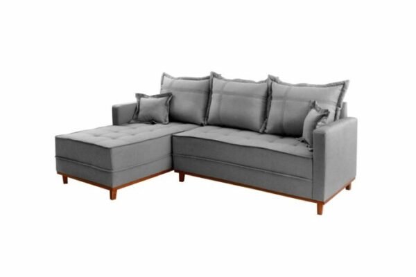 SOFÁ CHAISE SF.2210 LINHO CINZA 1008 - Image 2